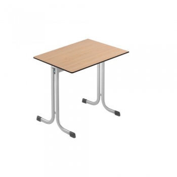 Einer-Schülertisch 70x55 cm Tischplatte mit PU-Kante
