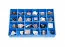 Sammlung 24 vulkanischer Gesteine und Mineralien