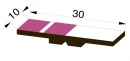 Kippmagnet, Magnetsymbol, 30-violett (MS10X30-30)